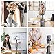 Auto Face Tracking Telefonhalter, Face Tracking Tripod, 360° Drehbar KöRper Handy-Kamera-Halter Ausziehbar Smart Tracking Gimbal Stabiliser für Vlog/Tik Tok, Wiederaufladbare Batterie(Schwarz)