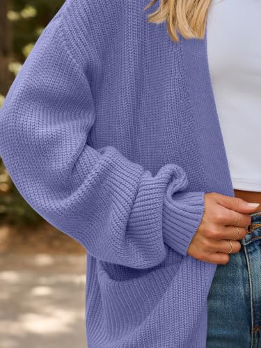 Image of LILLUSORY Oversized Cardigan Sweaters for Women 2026 Fall Fashion Outfits