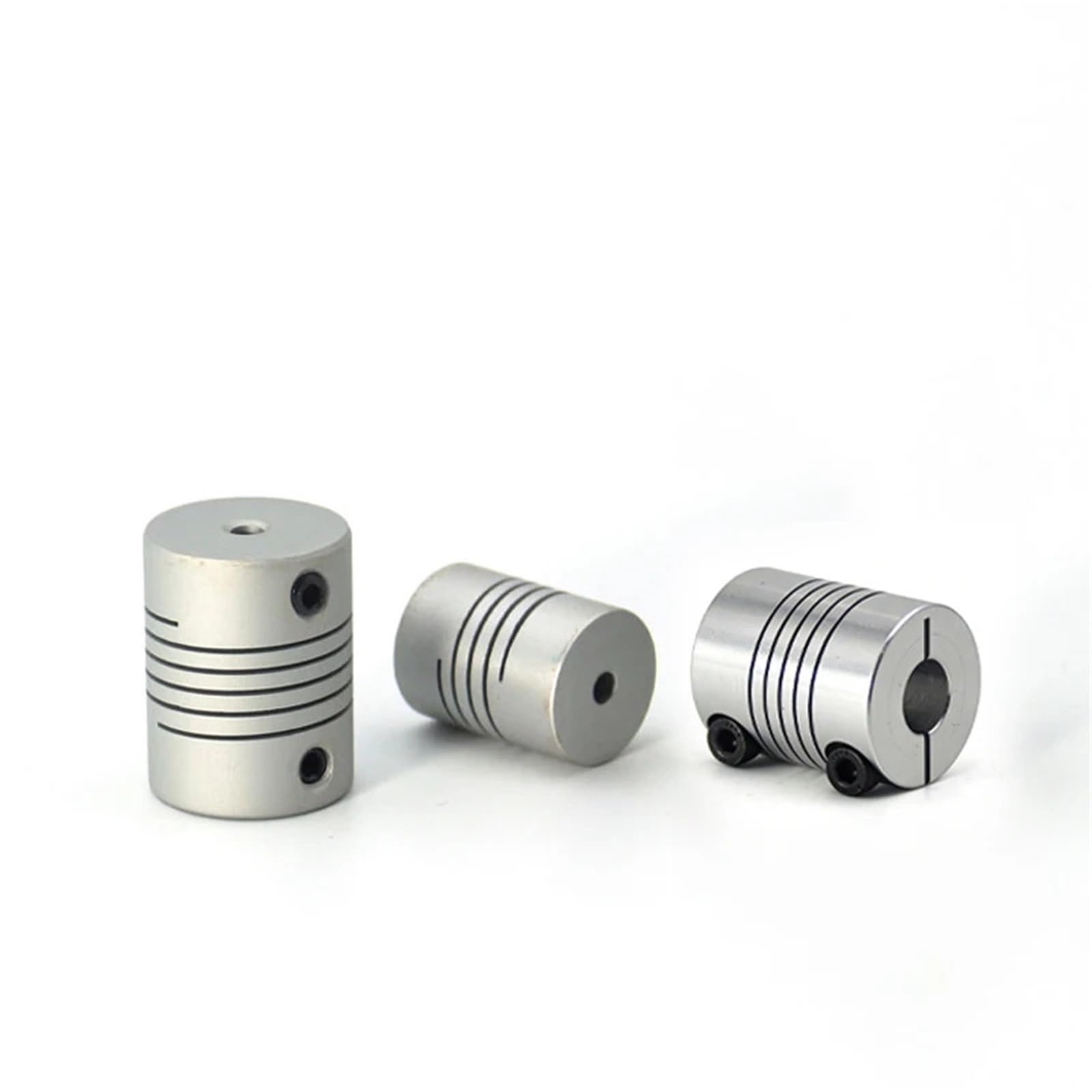 Accoppiamento albero in lega di alluminio Giunto encoder accoppiatore motore 8mm D25L30 elastico Foro interno 5mm 6mm 9mm 10mm 12mm