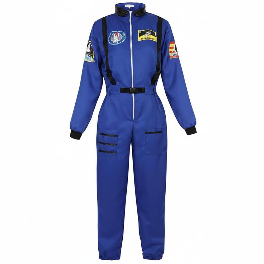 Combinaison d'astronaute adulte unisexe pour cosplay et déguisement d'Halloween