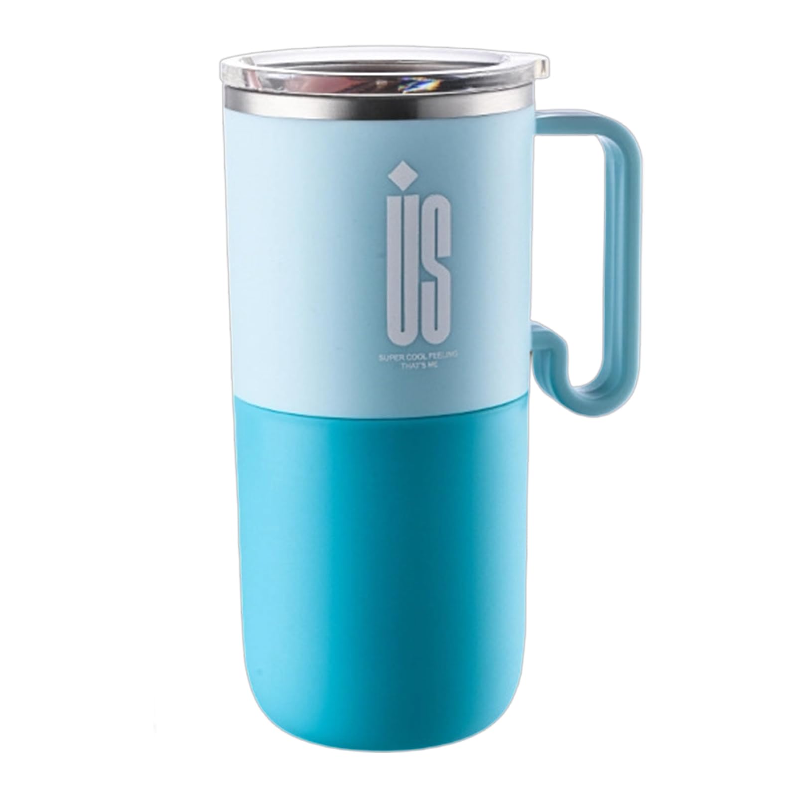NVOQILIN Insulated 600ML Stainless Steel Coffee Cup with Lid Portable Drinkware Perfect for Offices or Outdoor Use Permanent Rustless Glass