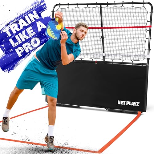 Pickleball Rebound Net Training Equipment Aid,...