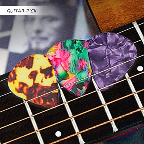 kuou Lot de 20 médiators en celluloïd pour guitare acoustique, électrique, basse dont 0,46 mm, 0,71 mm, 0,96 mm, 1,2 mm - Les Beatles, Paul McCartney, John Lennon, RIngo Starr, George Harrison kuou Lot de 20 médiators en celluloïd pour guitare acoustique, électrique, basse dont 0,46 mm, 0,71 mm, 0,96 mm, 1,2 mm – Image 7
