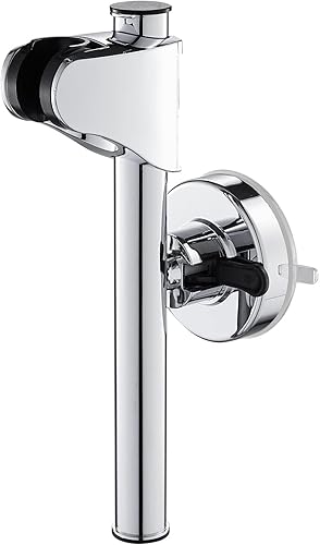 Starensky Soporte para cabezal de ducha de mano con barra deslizante soporte ajustable para cabezal de ducha con ventosa soporte de pared con cromo