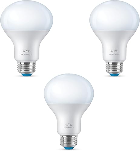 Miniatura 2 de WiZ 100W Eq. (14.5W) A21 Bombilla inteligente LED (5000 K)  Paquete de 3-1600 lúmenes  E26  Interior  Se conecta a tu Wi-Fi existente  Control con