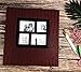 RECUTMS 600 Pockets Photo Album 4x6 Sewn Bonded Black Pages Large Adventure Book Travel Record Birthday Gift for Couples (Red, 600 Pocket)