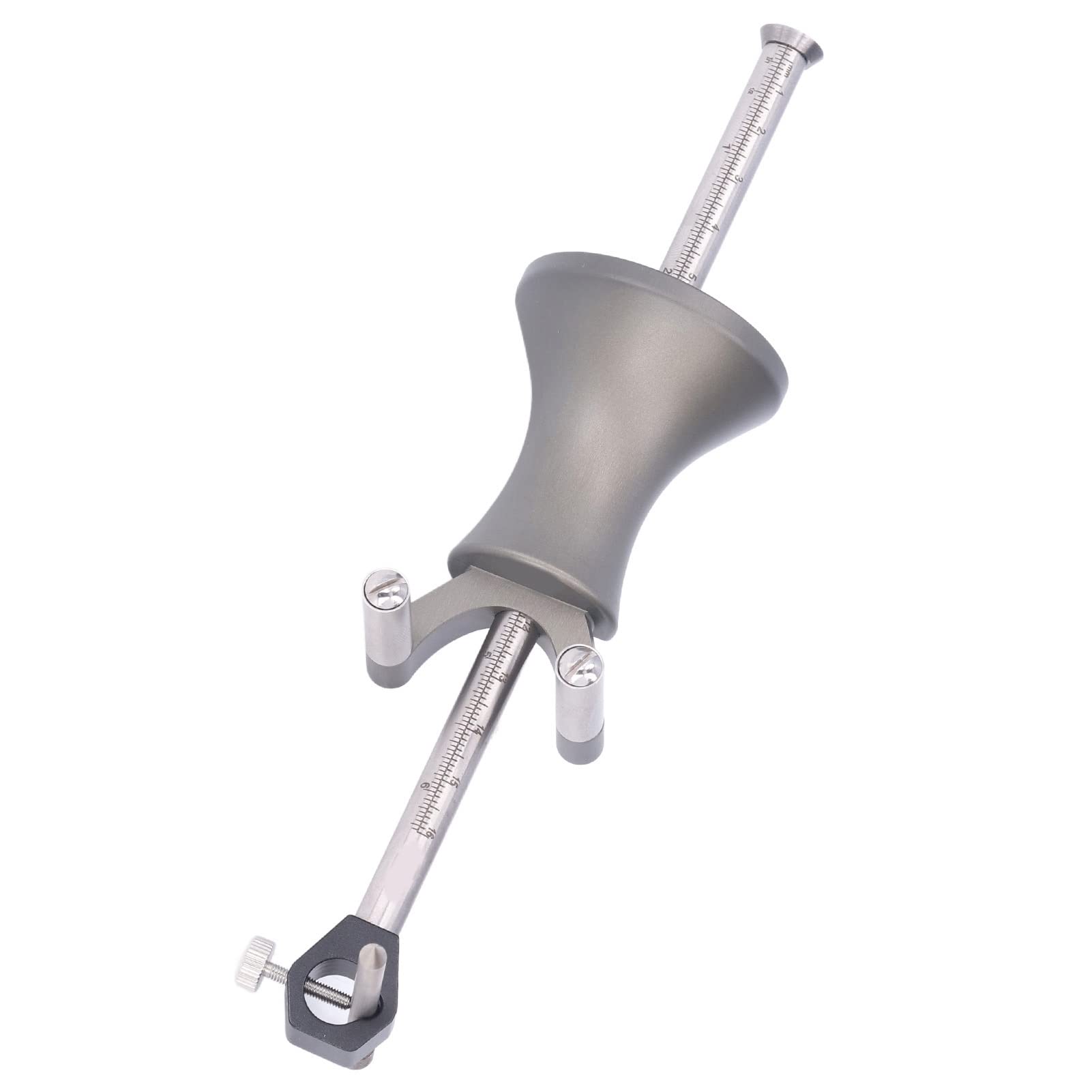 Herramienta de Trazado de Madera con Calibre de Marcado, Estructura Duradera de Aleación de Aluminio, Trazador de Doble Propósito para Carpintería y Manualidades, Ideal para Cerámica y