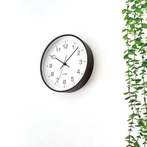 KATOMOKU plywood wall clock km-44BRRC の商品画像 6