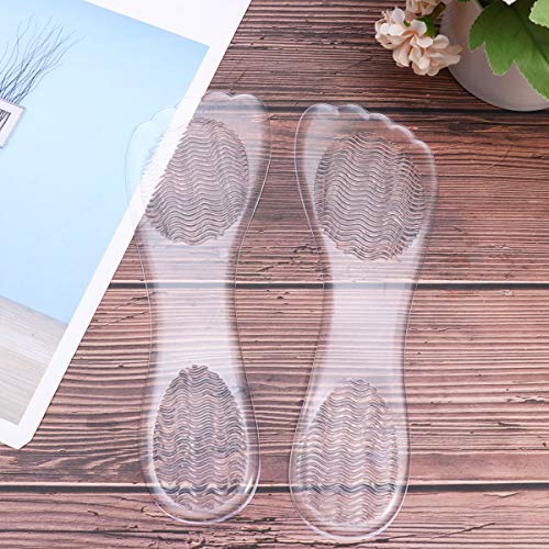 DOITOOL 2 pares de palmilhas antiderrapantes de silicone para pés terapêuticos, palmilhas de gel de