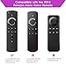 Remote Case/Cover for Fire TV Stick 4K, Protective Silicone Holder Lightweight [Anti Slip] ShockProof for Fire TV Cube/Fire TV(3rd Gen)Compatible with All-New 2nd Gen Alexa Voice Remote Control-Purple