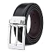 Tonly Monders Reversible Men's Leather Belt, Black/Brown, 1.25 Inch Wide, 44 45 46 47 Waist Big And Tall