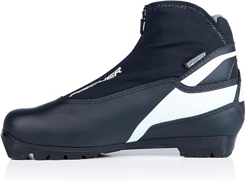 Fischer Women's Rc Classic Durable Weatherproof Warm Stable Protective Nordic Ski Boots With Insulation & Fleece Lining, Black/White, 40 #TOP20