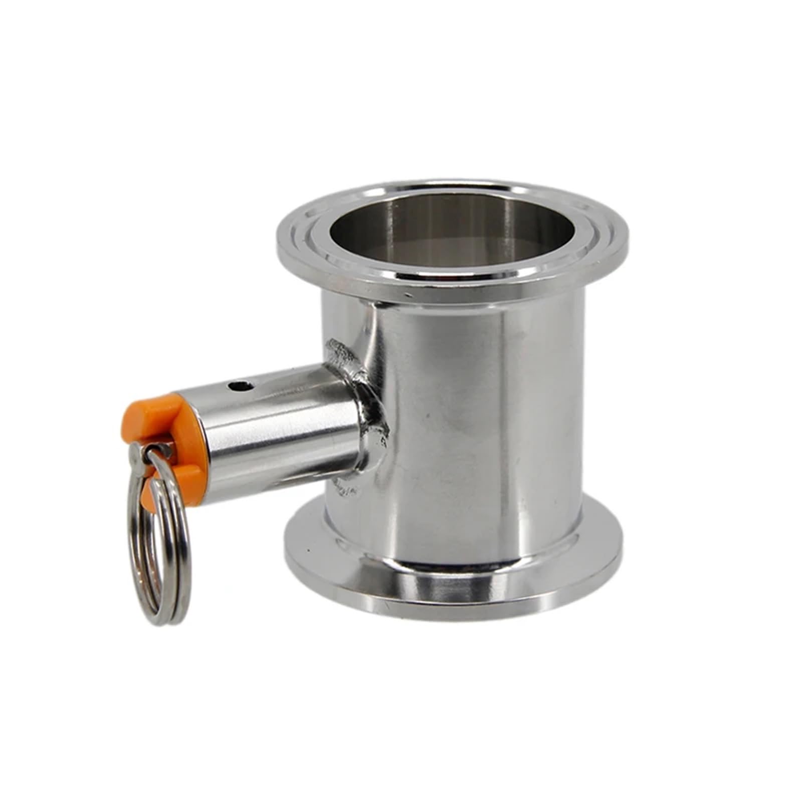 1,5-Zoll-Tri-Clamp-Typ-Überdruckventilrohr 17/35PSI Trockentrichterteile konisches Zubehör