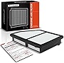 A-Premium Engine Air Filter Compatible with Honda Vehicles - Civic 2016 2017 2018 2019 2020 2021 2022 2023, HR-V 2023 - L4 2.0L - Replace# 17220-5BA-A00