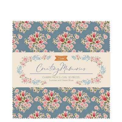 Tilda Creating Memories 5 Charm Pack Summer & Ocean Blues