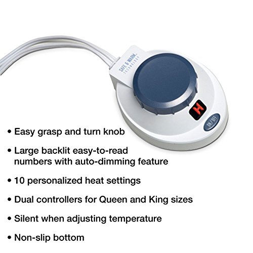 Soft Heat Electric Warming Blanket Full Size-Chocolate #TOP4