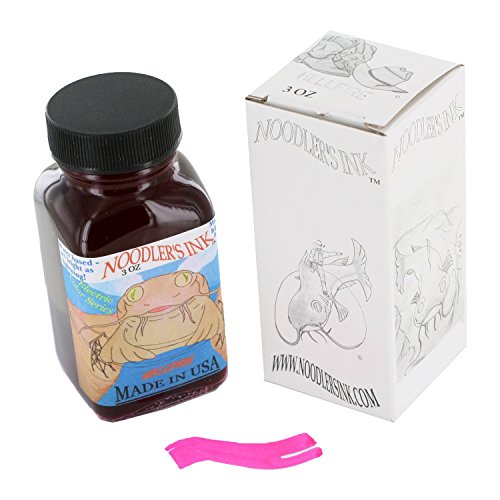 Noodler tinta de la pluma estilográfica de tinta del rotulador de tinta embotellada, petaca, Hellfire por Noodler