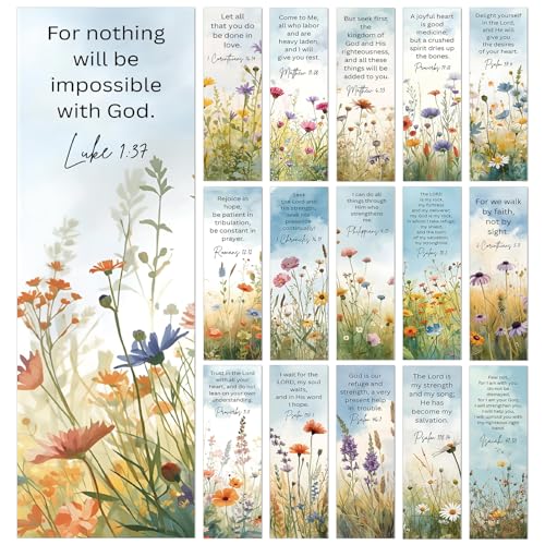 Cosmisun Bible Verse Bookmarks Gifts - 160 Pcs...