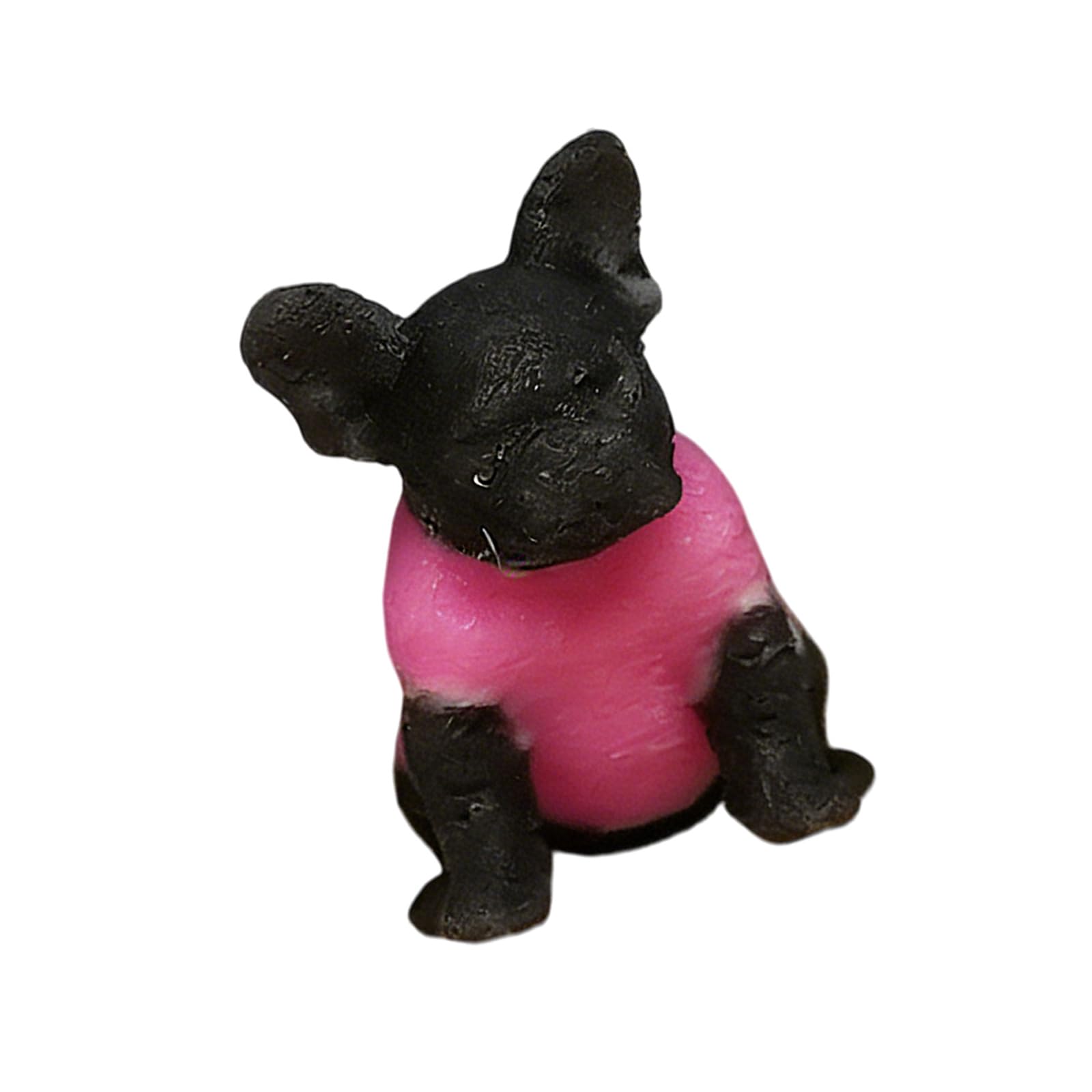 Osniyaw Englishbulldog Artistic Animal Sculpture 1:64 Scale 3D Printed Miniature Dog Model Resin For Display And Decoration Small Pet Sculpture Collecting