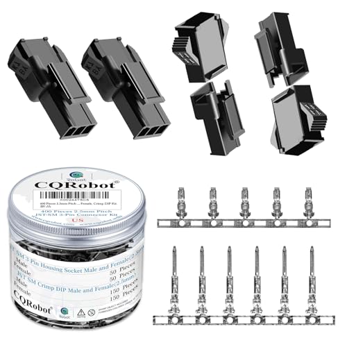 Connecteur JST SM 3 broches Pitch 2.5mm pour installer des rubans LED et circuits de drone