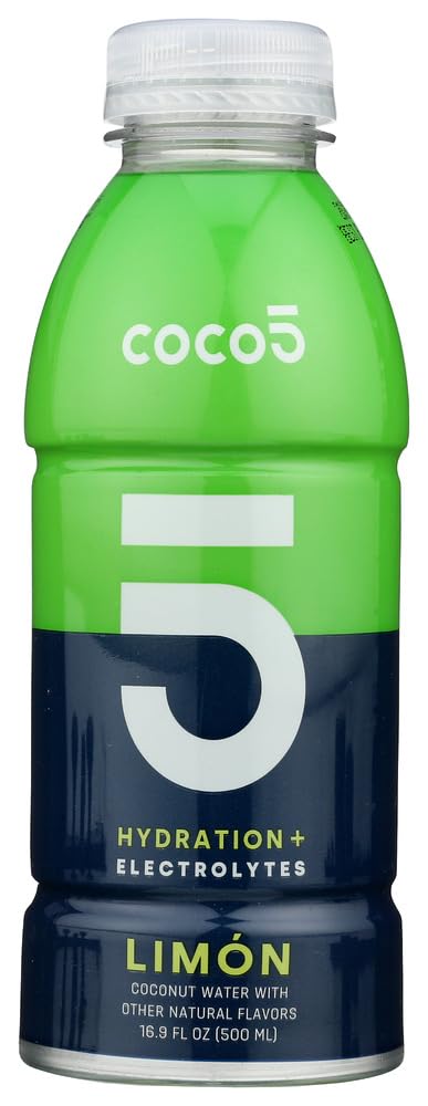 Amazon.com : Coco5 All Natural Coconut Water, Limon, 12 Count by