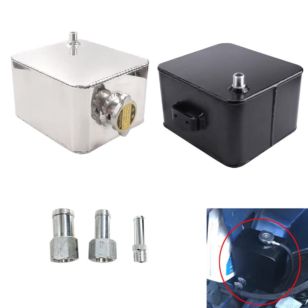 Réservoir d'Expansion de Liquide de Refroidissement, Asudaro trop-plein récupération réservoir Réservoir de débordement de radiateur de Liquide de Refroidissement Universel 2.5L