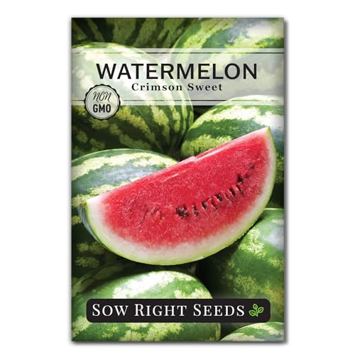 Sow Right Seeds - Crimson Sweet Watermelon Seeds for Planting