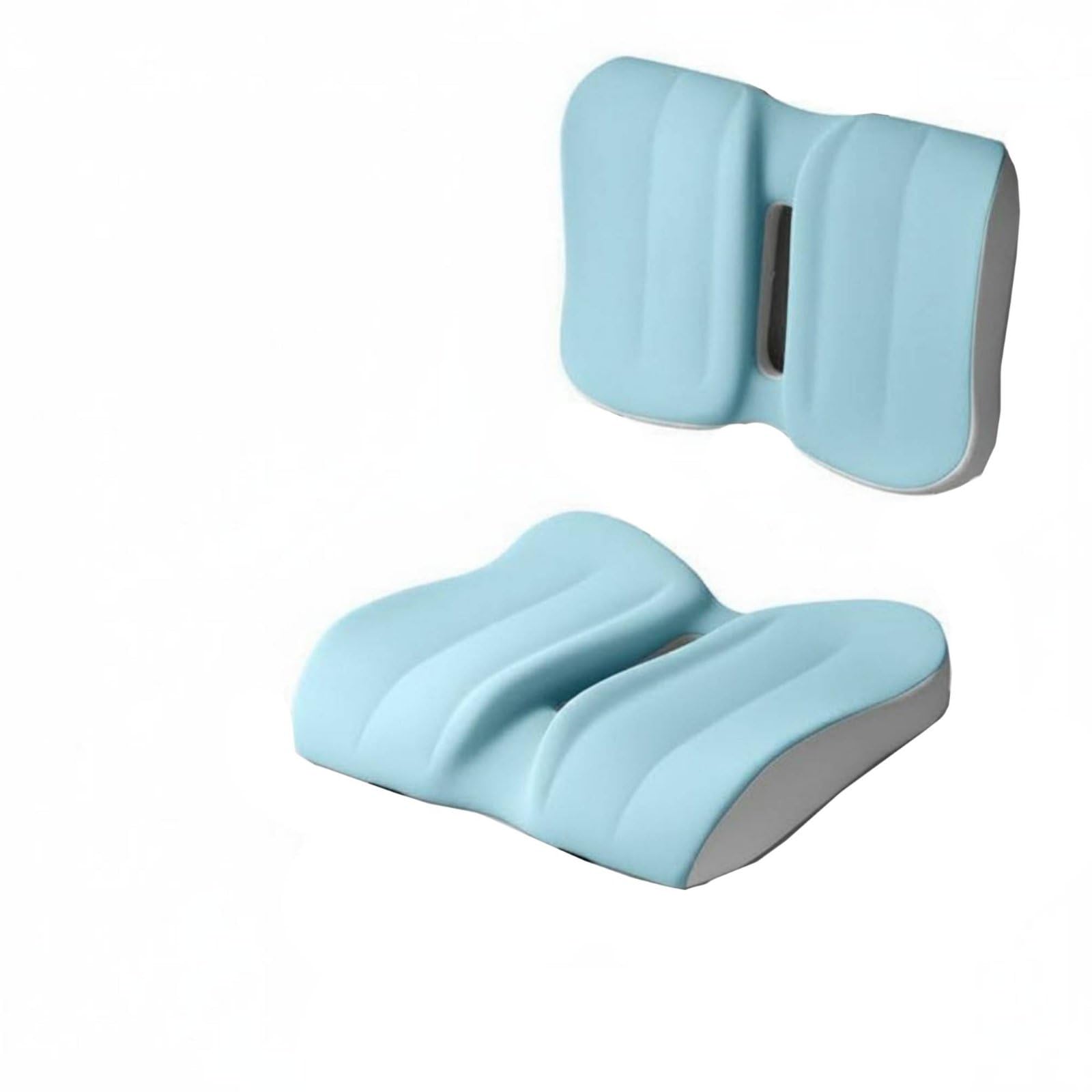 Studentensitzkissen Ergonomisches Sitzkissen Keilkissen Stuhlkissen mit Körpergerechter zur Förderung Einer Aufrechten Sitzhaltung Und Weniger, Blue Gray