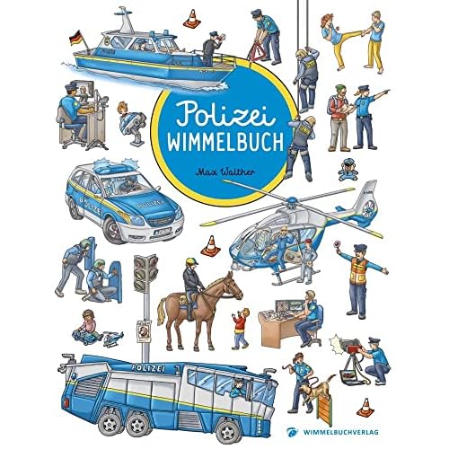 Polizei Wimmelbuch: Kinderbuch ab 2 Jahren
