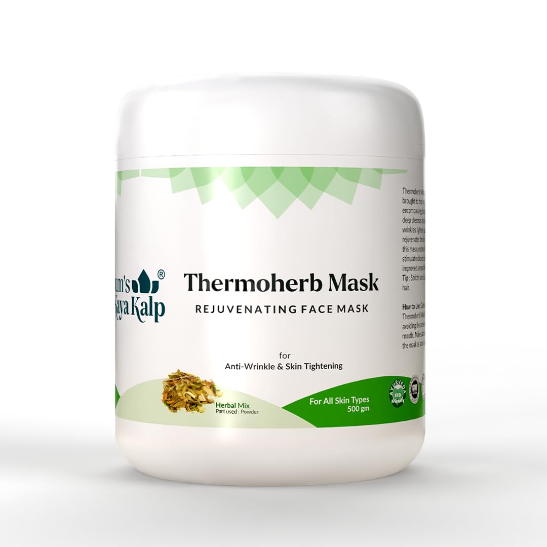 Kulsum's Kaya Kalp Thermoherb Mask For Anti-Aging & Anti-wrinkle, 500 g
