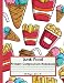 Produktbild Junk Food Primary Composition Notebook 110 Pages . 8.5" X 11": Story Picture Space with Dotted Midline | Draw and Write Journal | School Exercise for Grades K2 | Cute Gift for Your Kids Girls & Boys