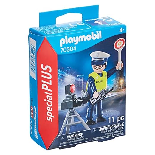 Playmobil Special Plus 70304 Policía con Radar, a Partir de 4 años