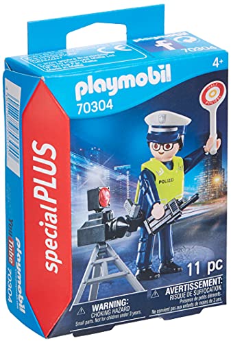 PLAYMOBIL Special Plus 70304 Polizist mit Radarfalle, ab 4 Jahren