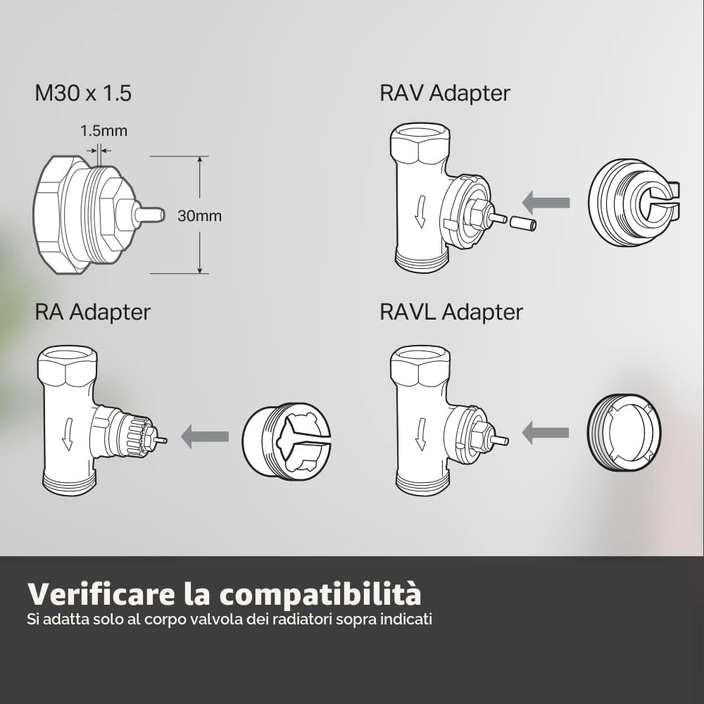 TP-Link Kasa, valvola termostato intelligente per radiatore, valvola intelligente per radiatore, risparmio energetico, display a LED, programma TRV, funziona con Alexa e Google Home, facile