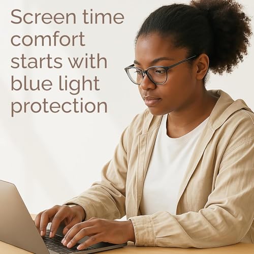 Image of IBOANN Chic & Comfy Blue Light Glasses for Women - 3-Pack Round Frames, Screen-Ready Style with UV Protection Coating
