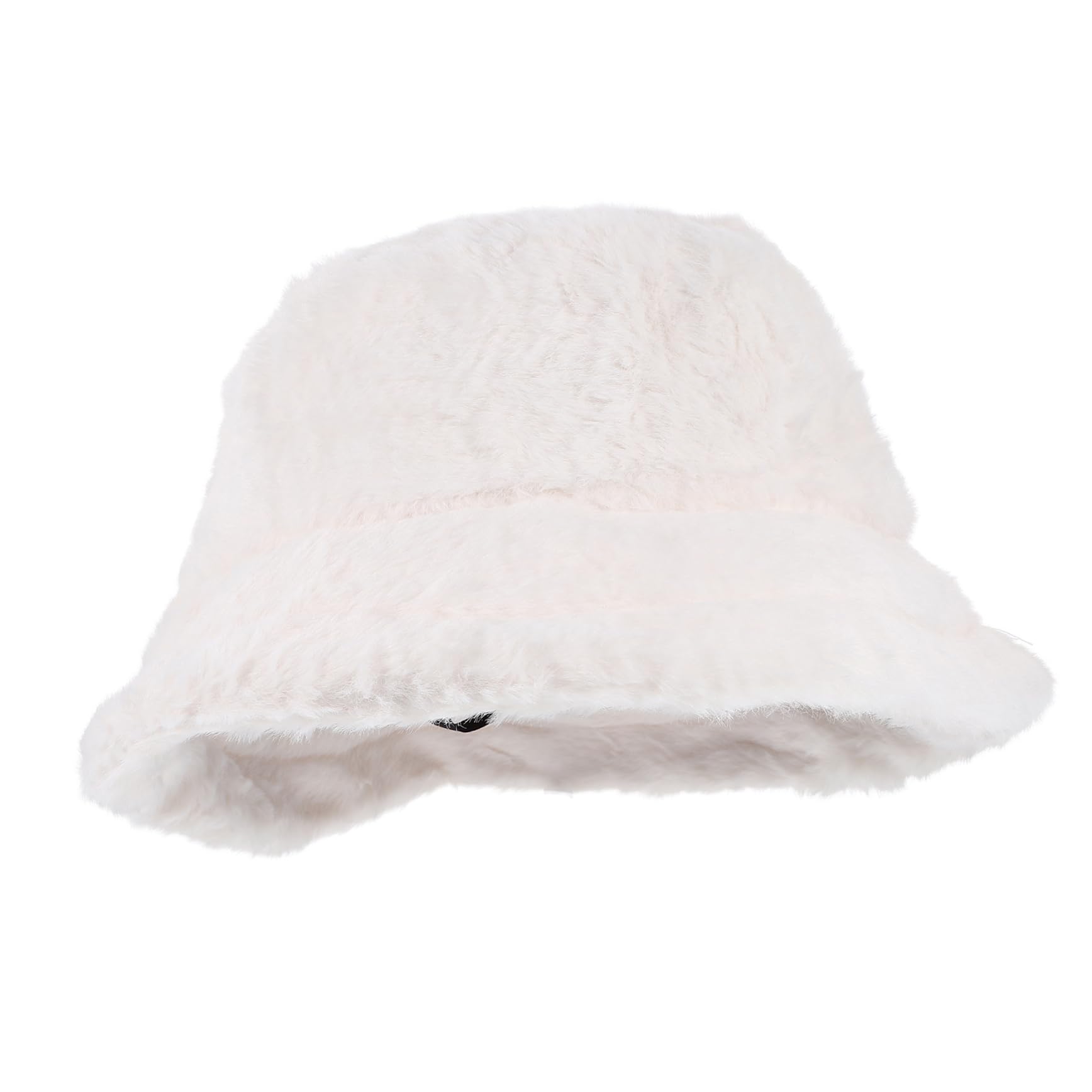 Beaupretty Bucket Hat for Women Thick Warm Fisherman Cap for Outdoor Activities Cute for Cold Weather Stylish Sun Protection Accessory White