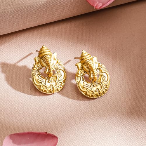 Image of Rubans Temple Necklace Set Traditional Stylish Jewellery Gift for Women & Girls