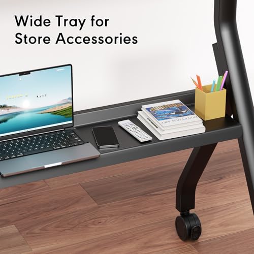 Image of Smart Board Stand for 55-100 Inch Interactive Whiteboard, Height Adjustable Mobile Stand with 4 Lockable Rolling Wheels for Smartboard