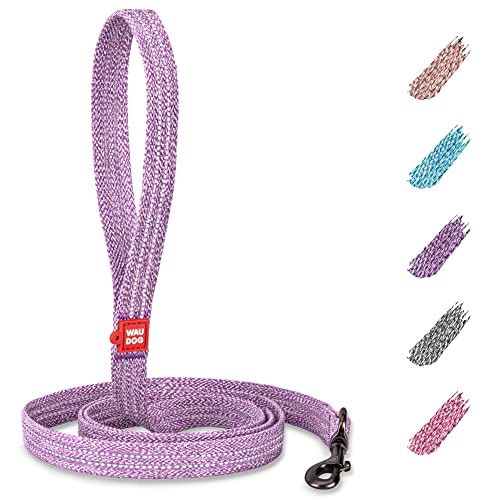 Recycled Cotton Dog Leash Eco-Friendly Alternative to Nylon for Small Medium and Large Dogs - Reflective Strong Dog Leashes for Large Breeds - Puppy Leash