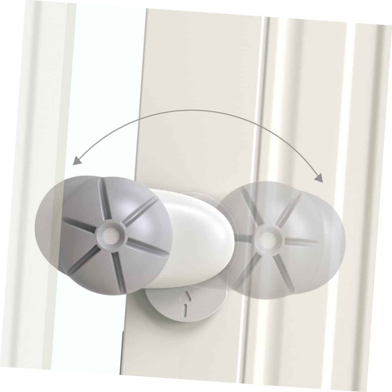 TOYANDONA 8 Piezas Tarjeta De Mano Antipinzamiento Cerraduras Magnéticas Para Armarios Protector De Puertas Protectores De Dedos Tpe (goma Blanda) Puerta De Bebe Niño Pequeño Bebé