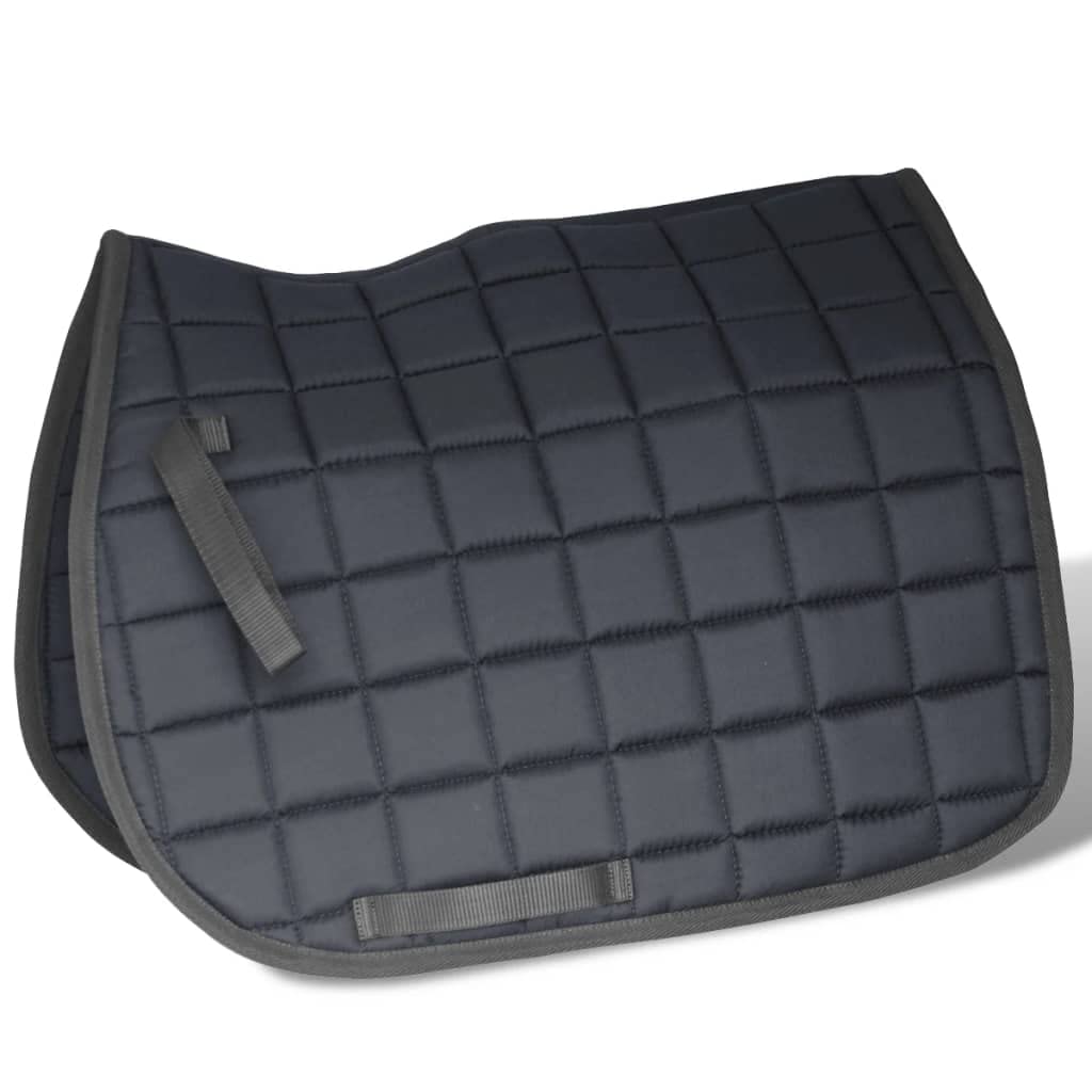 Equestrian - Outdoor Recreation - Juego de Sillines de montar a caballo 44,5 cm Cuero Real Negro 18 cm 5 en 1