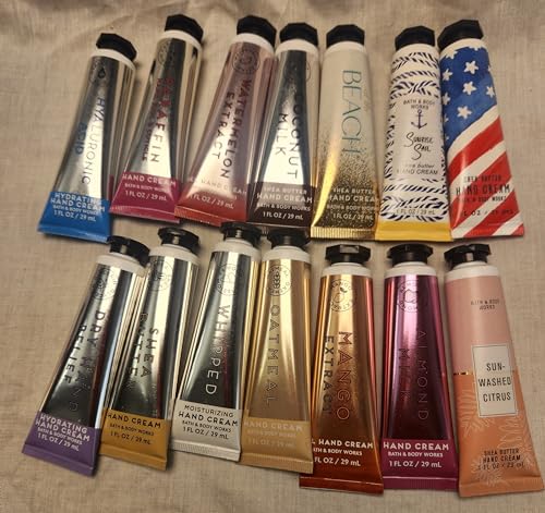 Bath and Body Body Care - 2 pack Bundle - Travel Shea Butter Hand Cream - 1 oz each (Packging Varies) Gift Set of 2