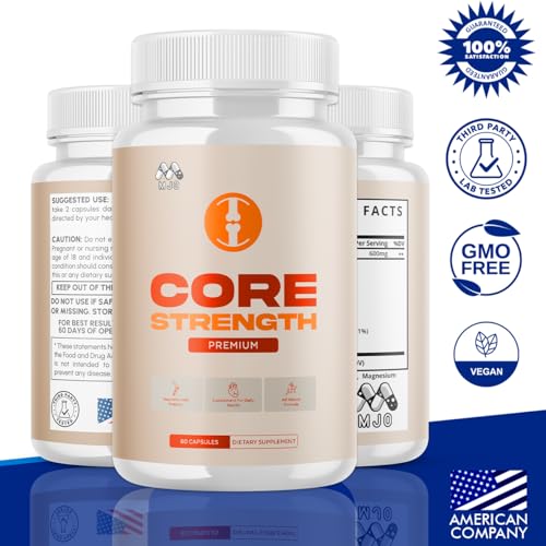 (3 Pack) Core Strength Supplement for Joint Support, Official Core Strength Joint Pills with All Natural Ingredients, Advanced Health & Wellness Support with Max Strength Multivitamins (180 Capsules)