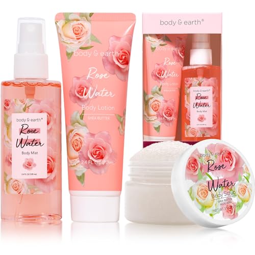 BODY & EARTH Rose Water Gift Set