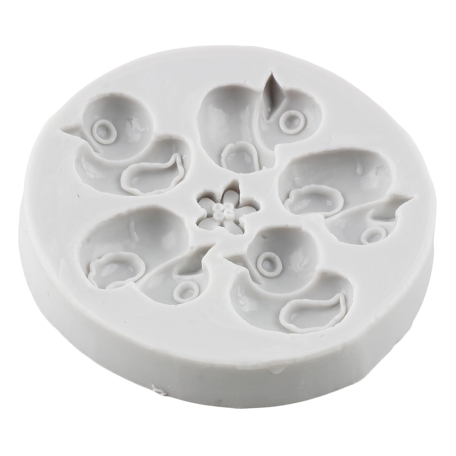 Moules à Fondant Canard Mère Et Bébé - Silicone Alimentaire - Pour Décoration Gâteaux Thème Ferme