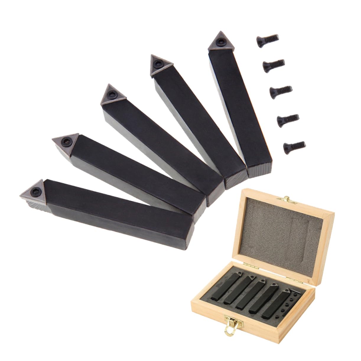 POPETPOP 5piezas Herramientas De Para Torno Cnc Herramientas De Torneado Accesorios De Torno