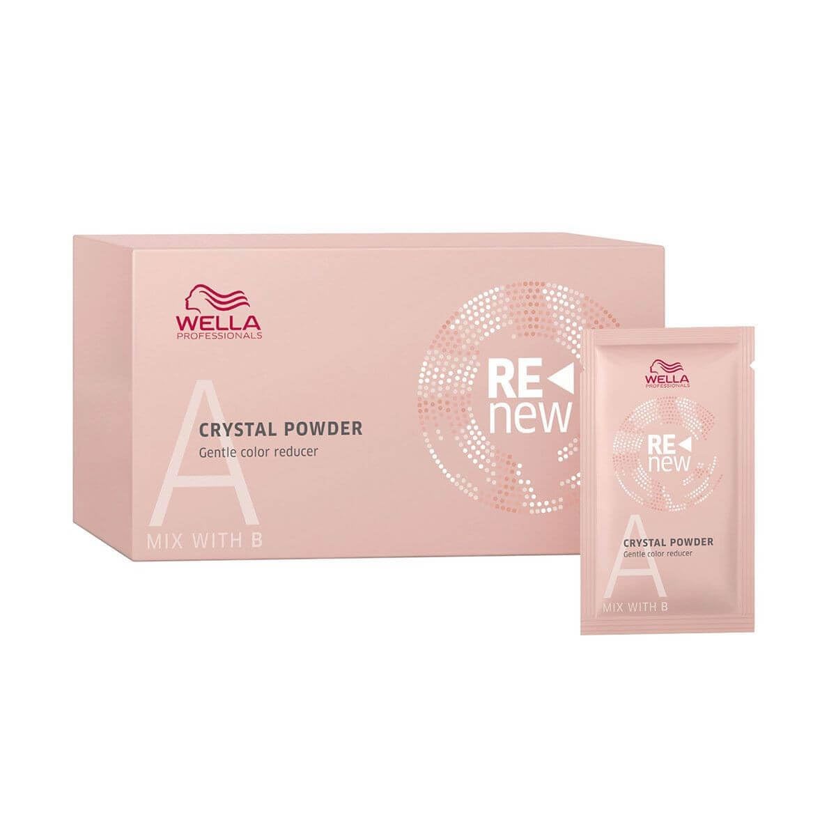 Wella, decolorante per capelli Professionals Color Renew Crystal Powder (etichetta in lingua italiana non garantita), (5 x 9 g)