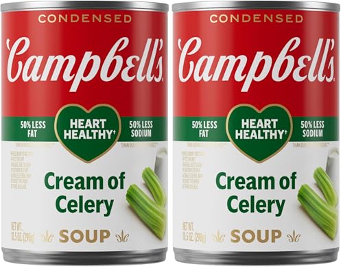 Image of Campbell's Condensed Healthy Request Cream of Celery Soup, 10.5 Ounce Can (Pack of 2)