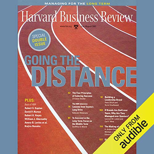 Couverture de Harvard Business Review, July 2007 (English)