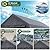 10x20ft Heavy Duty Carport with Removable Sidewalls,All Weather Carport Garage Party Tent Large Outdoor Canopy Storage Shed for Auto,Truck,Boat,Party (Grey)